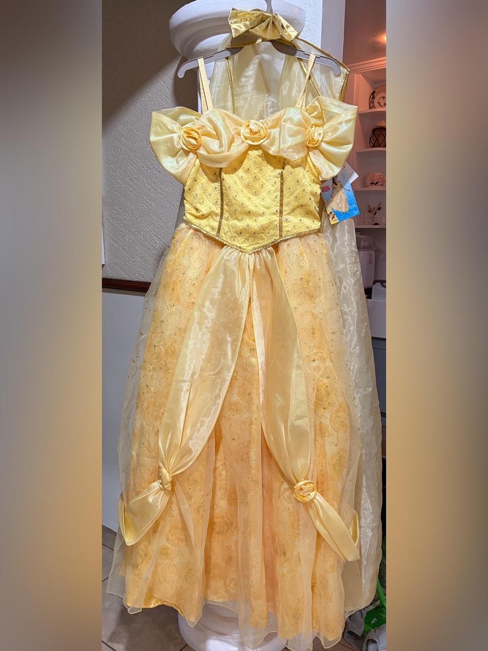 Belle Ultra Prestige Disney Princess Deluxe Adult Costume- Medium